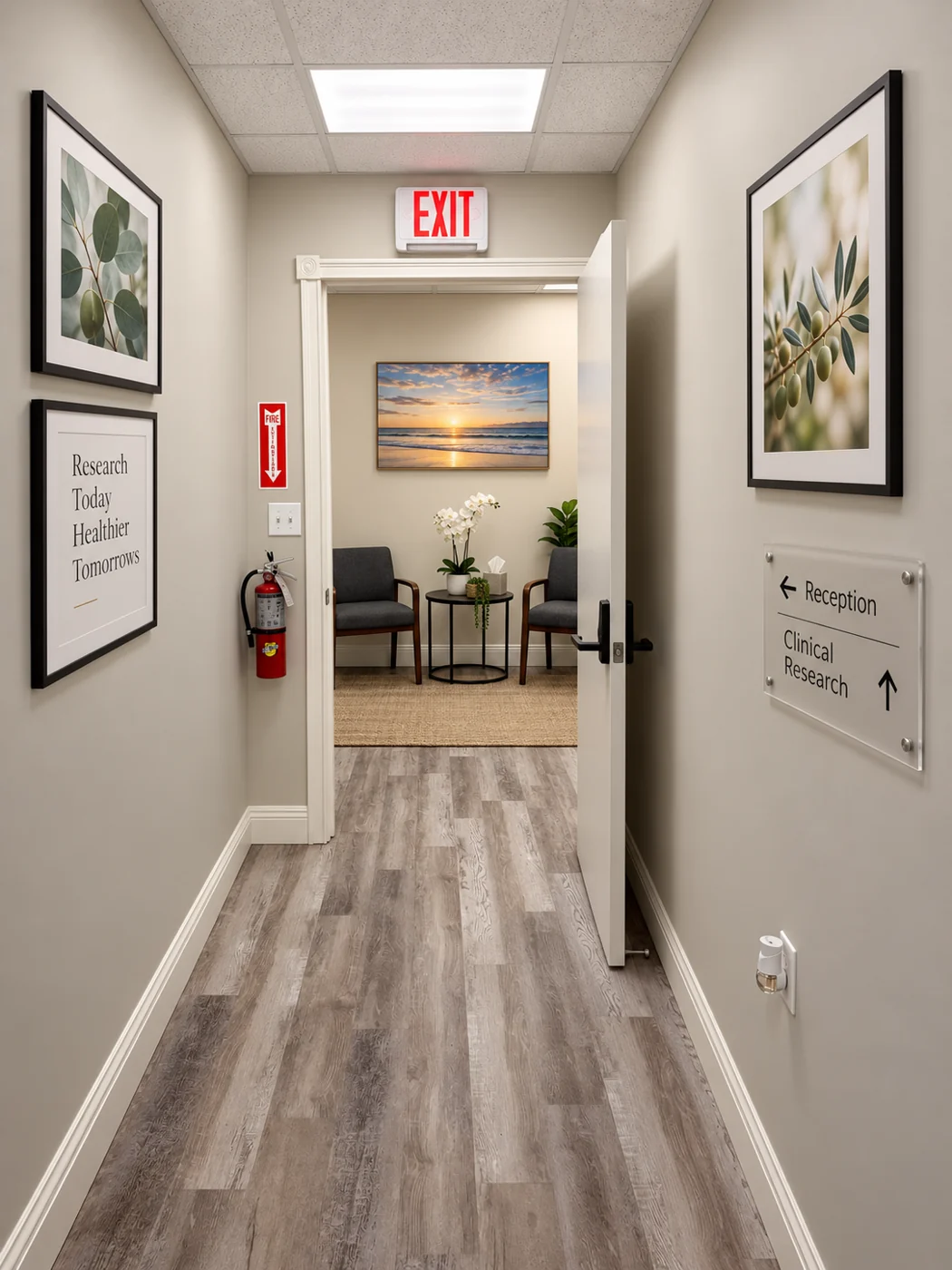 Corridor & waiting area