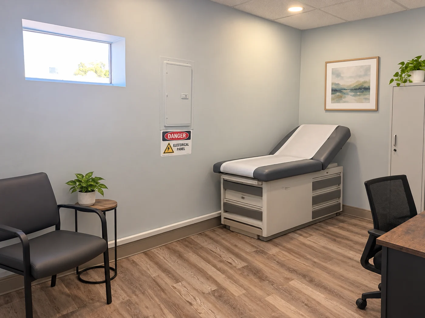 Clinical exam room